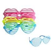 Lente glow corazón x4